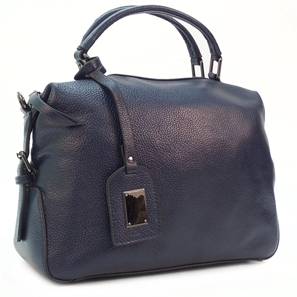 СКИДКА. Женская сумка Borgo Antico. Кожа. 8916 d. blue