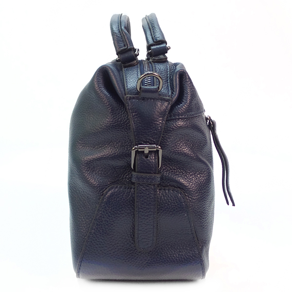 СКИДКА. Женская сумка Borgo Antico. Кожа. 8916 d. blue