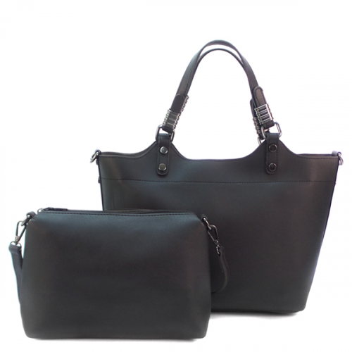 2 в 1. Женская сумка Borgo Antico. 1801 black