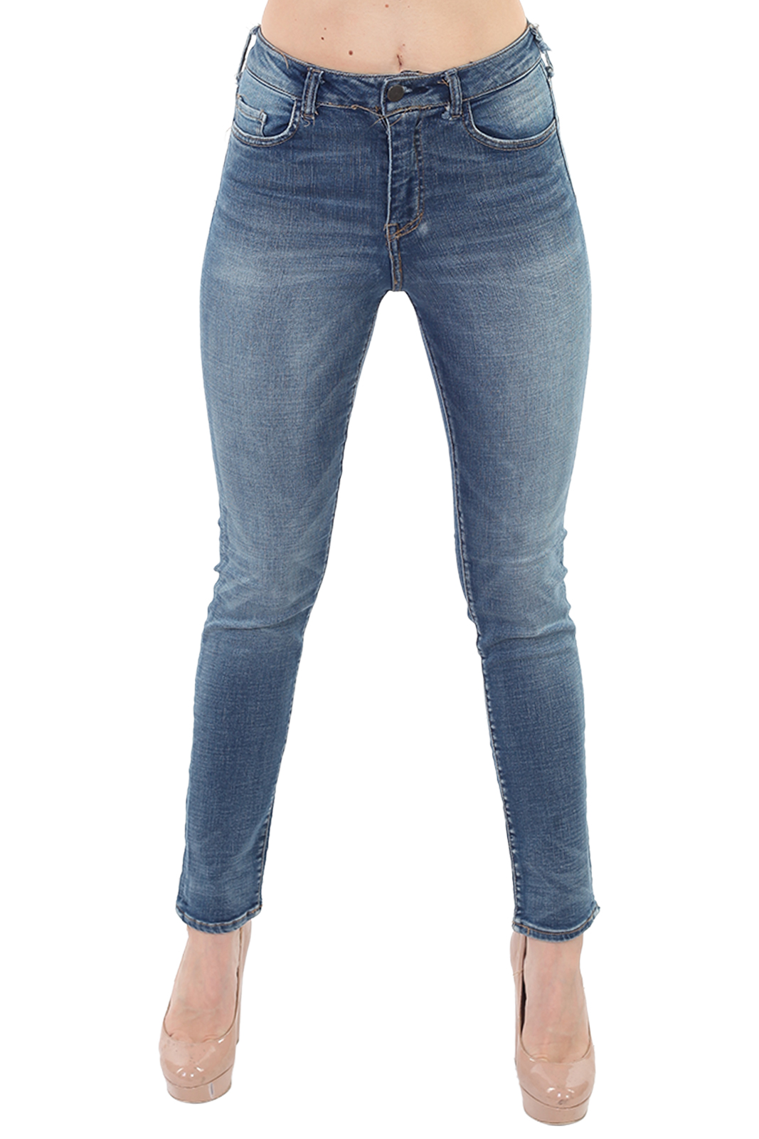 Брендовые женские джинсы Monki – укороченный тренд длиной 7/8 №255