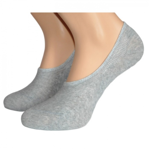 Носки детские невидимые, цвет серый, размер 16-18