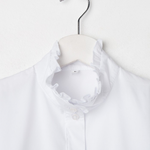 Блуза «Аниса» для девочки, цвет белый, рост 128 см