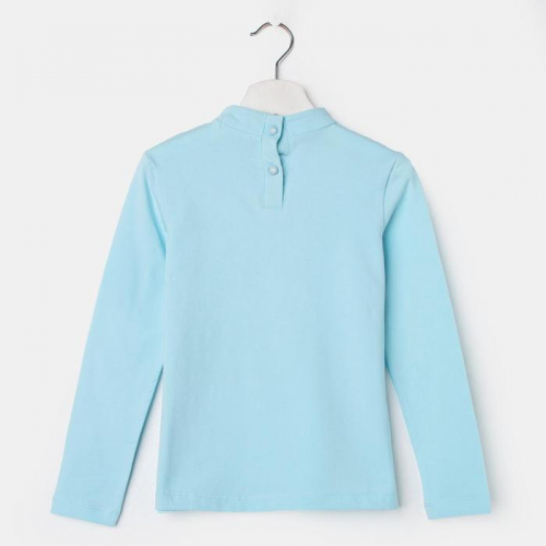 Блузка для девочки, рост 158 см, цвет голубой