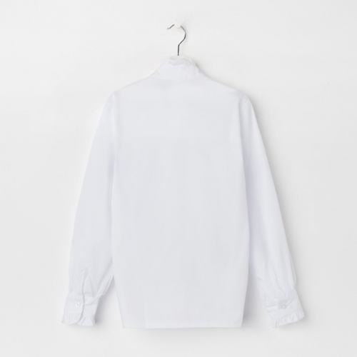 Блуза «Аниса» для девочки, цвет белый, рост 128 см