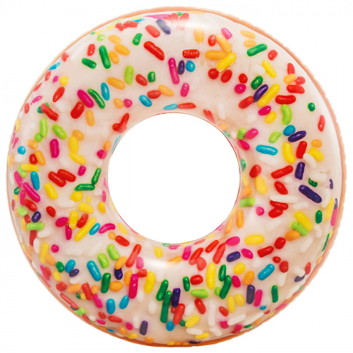 Круг для плавания «Пончик радужный», d=99 см, от 9 лет, 56263NP