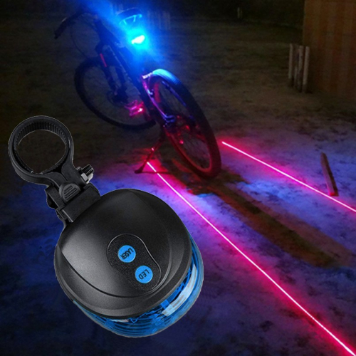Велосипедный фонарь-лазер Laser Tail Light, 2 в 1