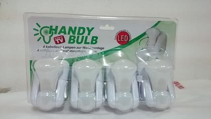 Набор лампочек на батарейках 4 шт Handy Bulb