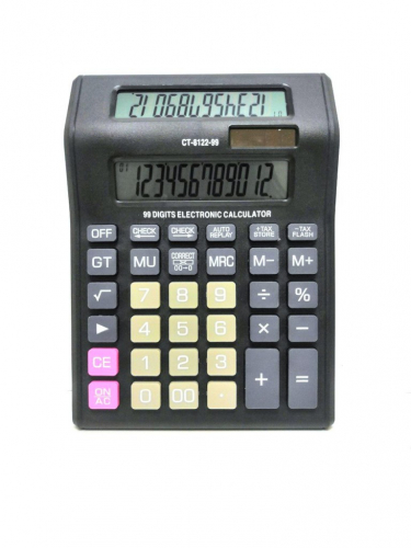 Бухгалтерский настольный 12-разрядный калькулятор с двойным дисплеем Kaerda CT-8122