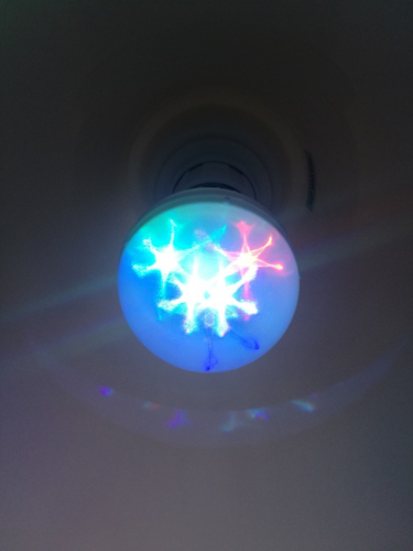 Светодиоидная цветная LED-лампа Звезды