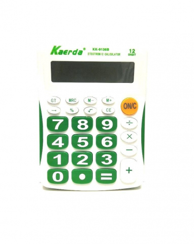 Настольный 12-разрядный калькулятор с большими кнопками Kaerda KK-9136B