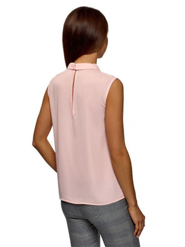 Женская блузка без рукавов большой размер