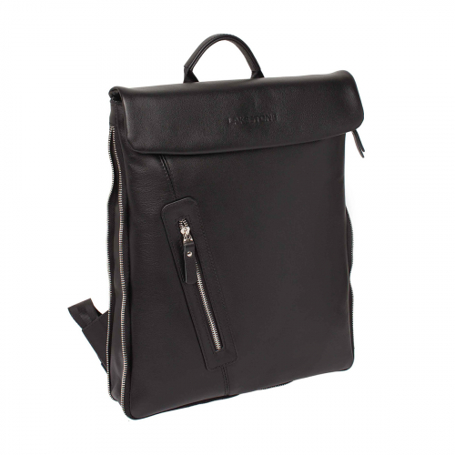 Кожаный рюкзак для ноутбука Ramsey Black