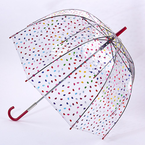 L719-3649 ConfettiLip (Конфетти губ) Зонт женский трость Lulu Guinness Fulton