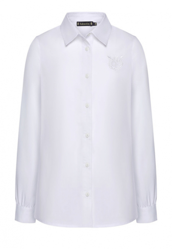 Блузка для девочки, цвет белый