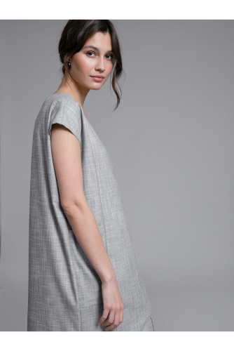 #94117 Платье (Emka Fashion) Серый
