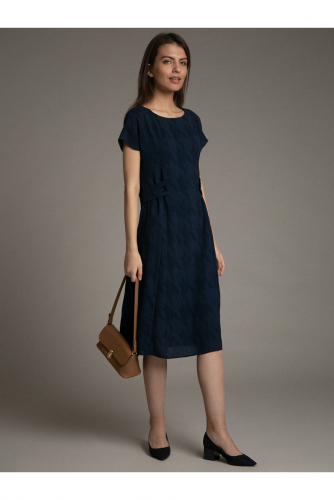 #94621 Платье (Emka Fashion) темно-синий