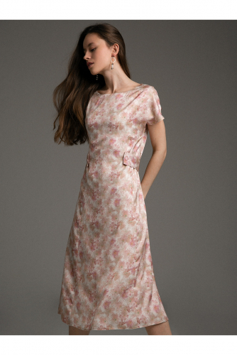 #101968 Платье (Emka Fashion) кремовый