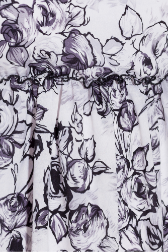 #34197 Платье (Emansipe) Серый фон/серые розы