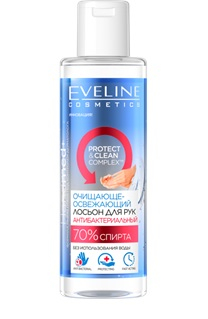 Очищающе-освежающий лосьон для рук антибактериальный 100мл. Eveline