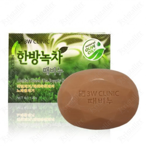 Мыло для лица и тела с экстрактом зеленого чая