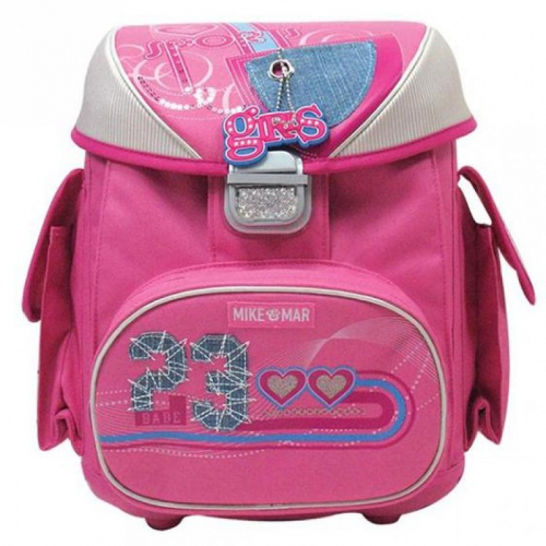 1076 - 25 рюкзак (Girls) розовый h36 1/4уп