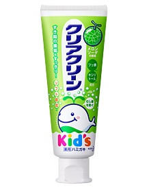 KAO Clear Clean Мelon Зубная паста с мягкими микрогранулами для детей, со вкусом дыни, 70гр. 1/48