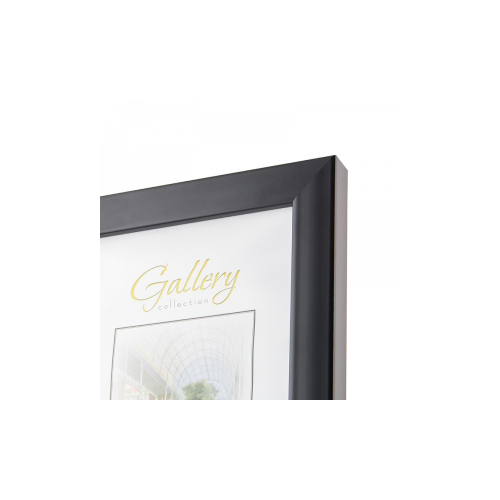 Рамка для сертификата Gallery 21x30 (A4) пластик черный 641877-A4, с пластиком