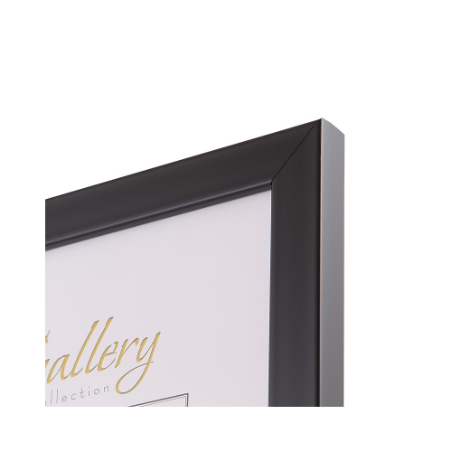 Фоторамка Gallery 10x15 (А6) пластик черный 641877-4, с пластиком