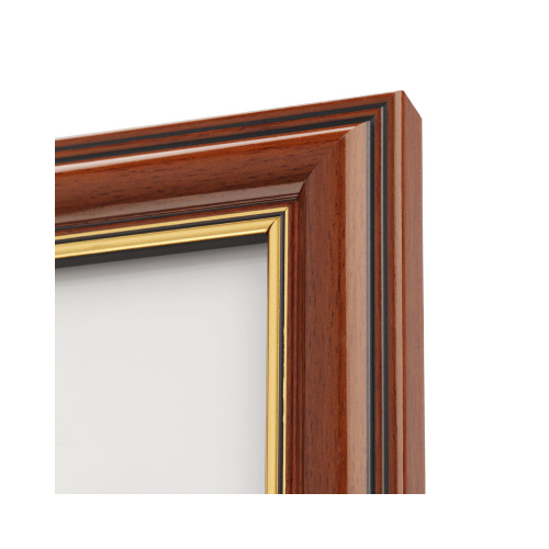 Фоторамка Gallery 10x15 (А6) пластик коричневый 6305-4F, со стеклом