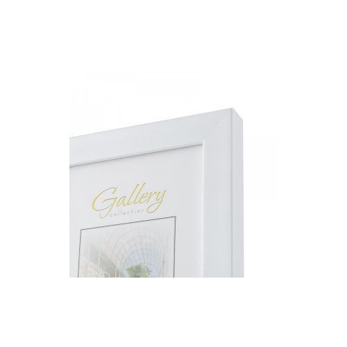 Рамка для сертификата Gallery 21x30 (A4) пластик белый 641861-A4, с пластиком