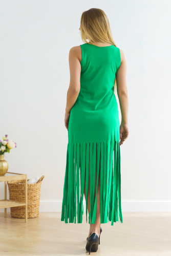 Платье рванка П 213 (Зеленый)