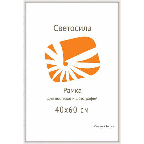 Рамка для постера Нельсон 40x60 белый 9мм алюминий ПН-02