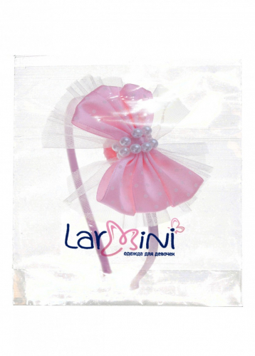 LARMINI Ободок LR-AC-R-B-F-LGS, цвет розовый