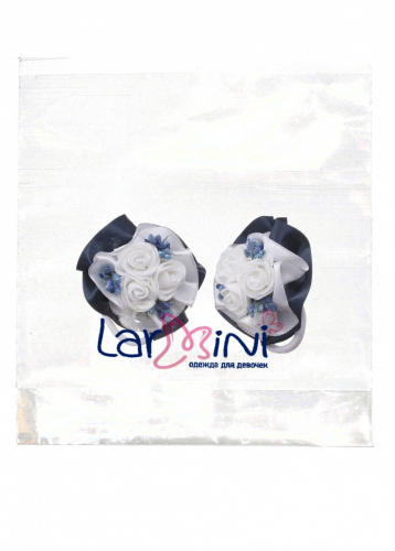 LARMINI Резинка LR-AC-E-K-2-AL-3ROSE-TCHO, цвет темно-синий/белый