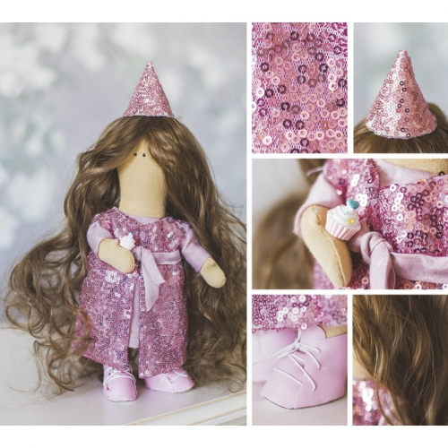 Интерьерная кукла «Брайт», набор для шитья, 18 × 22.5 × 3 см