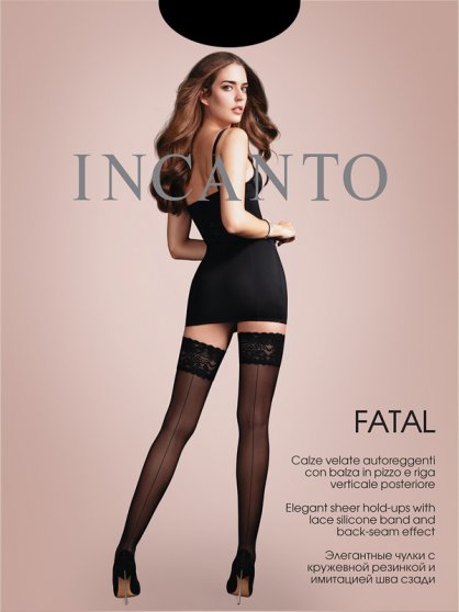 Чулки фантазийные, Incanto, Fatal aut оптом