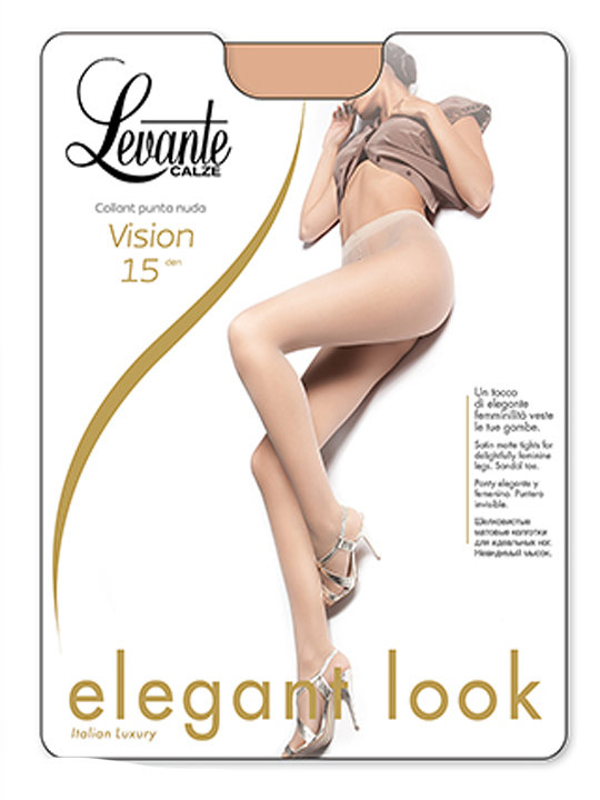 240 руб! Колготки женские Vision 15 punta nuda Levante