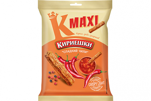 «Кириешки Maxi», сухарики со вкусом сладкого чили, 60 г