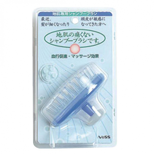 VeSS Scalp Shampoo Brush Массажная щетка для мытья головы, голубая, 1шт.