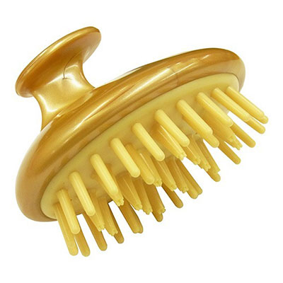 IKEMOTO Head Spa Tsubaki Oil Shampoo Brush Щетка массажная и очищающая, с маслом камелии.