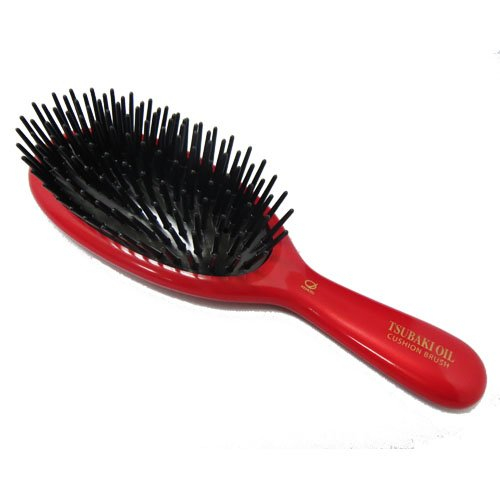 IKEMOTO Tsubaki Oil Combination Cushion Brush Щетка для ухода и восстановления поврежденных волос, с маслом камелии японской.