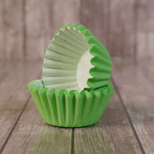 Капсулы бумажные для конфет Зеленые 35*23 мм, 1000 шт