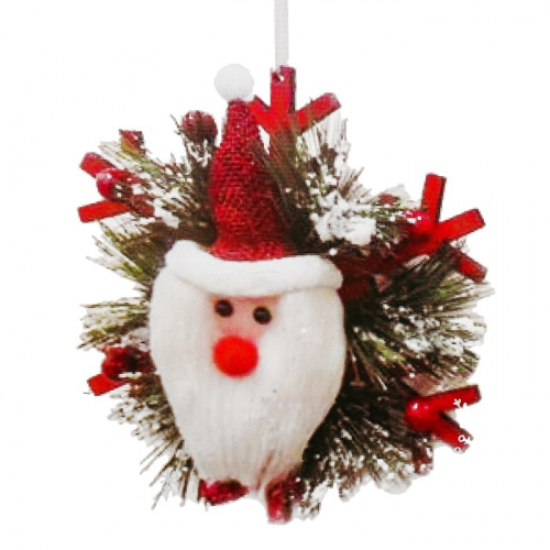 Набор для творчества - создай ёлочное украшение «Дед Мороз на снежинке»