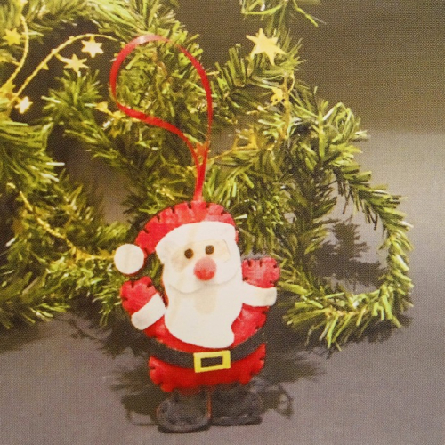 Набор для создания подвесной ёлочной игрушки из фетра «Весёлый Дед Мороз»