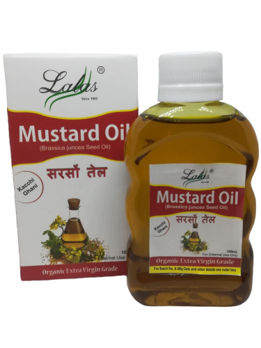 масло для волос лалас ( Mustard oil ) 100мл горчица