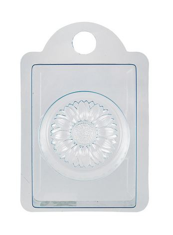 подсолнух BUBBLE TIME Пластиковая форма для мыла №01 14.8 х 10 см пластик
