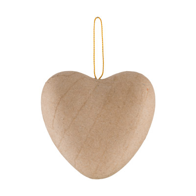 Заготовка для декорирования Love2art PAM-080 сердце папье-маше 7.5 см 4 шт СК/Распродажа .