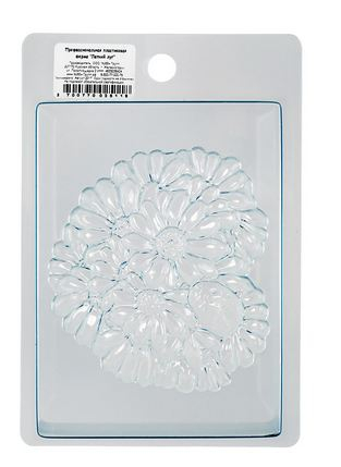 летний луг BUBBLE TIME Пластиковая форма для мыла №01 14.8 х 10 см пластик