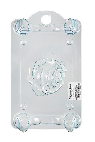 розы бутон BUBBLE TIME Пластиковая форма для мыла №01 14.8 х 10 см пластик
