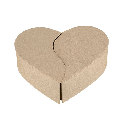 Заготовка для декорирования Love2art PAM-059 коробочка-сердце папье-маше 16.5 x 15 x 5 см .